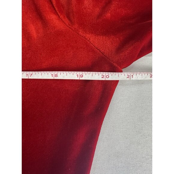 Blissninja OOAK Red Velour Patchwork Hooded Overcoat Elf Whimsigoth Fairy Grunge - Picture 11 of 14